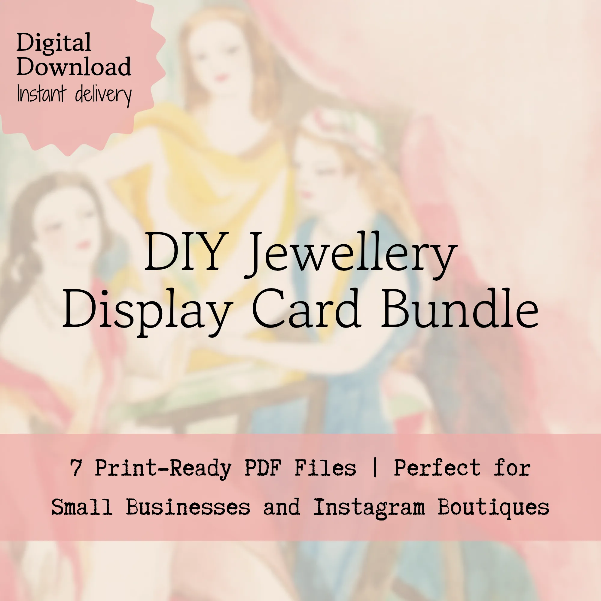 Jewellery display card bundle PDFs under 300 Rupees